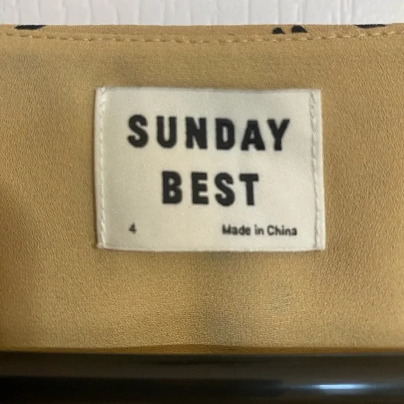 Aritzia Sunday Best Leopard Wrap Mini Flowy Lightweight V Neck Dress Size 4 - Picture 11 of 12